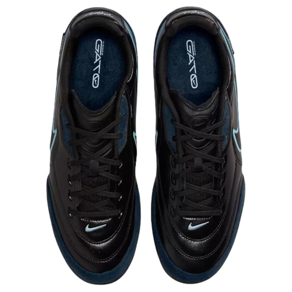 NIKE Tiempo Streetgato Футбольные бутсы Унисекс Черный Синий