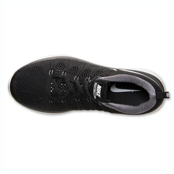 Nike Flyknit Lunar 2 Low Топ Беговые кроссовки Женские Черный