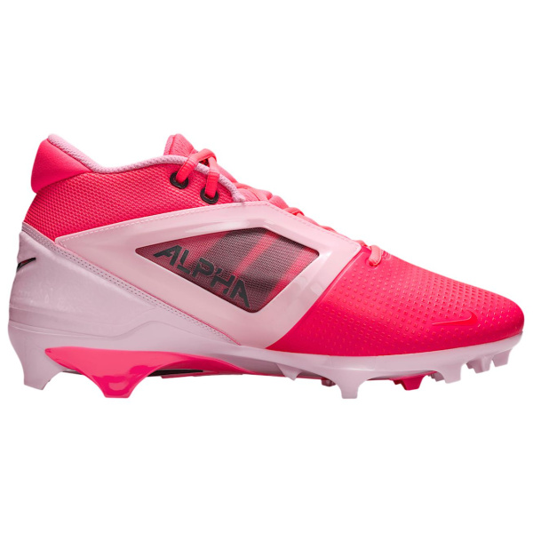 Nike Alpha Menace 4 Противоскользящие Устойчивые к истиранию Футбольные бутсы Унисекс Розовые