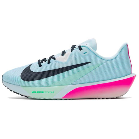 Nike Rival Fly 4 Амортизация и Дышащий Низкий Топ для Гонок и Беговых Кроссовок Мужские Синие и Розовые