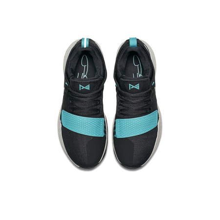 Nike PG 1 Амортизация Противоскользящие Низкие Баскетбольные Кроссовки Мужские Черные