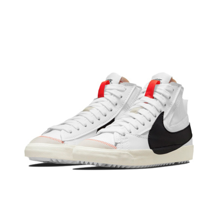 Nike Blazer 77 JUMBO MID Топ Скейтборд Кроссовки Женские Белый Черный