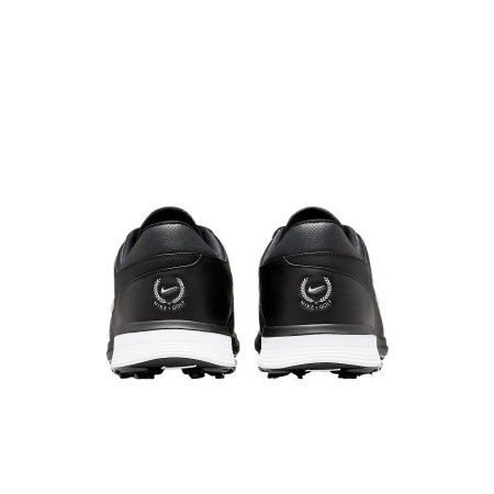 Nike Victory Tour 4 Кожа Устойчивая к истиранию Низкие Кеды для гольфа Унисекс Черные