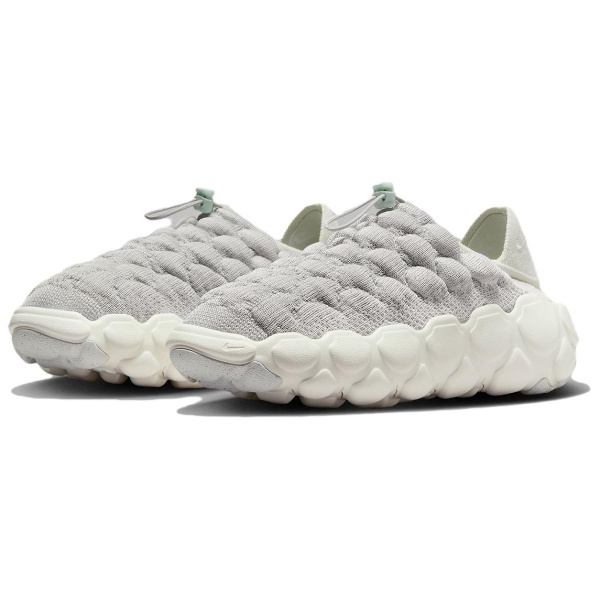 Nike Flyknit Haven Ткань Устойчивая к истиранию Дышащая Легкая Низкий Верх Повседневная Обувь Женская Серого цвета