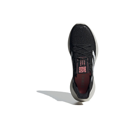 Adidas SenseBounce+ Амортизаторы Slip-resistant Низкий Топ Марафон Беговые кроссовки Женские Черный Белый Розовый