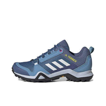 adidas Terrex AX3 GTX Ткань Дышащий Низкий Верх Уличная Обувь Женская Синие Белые
