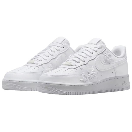 Nike Air Force 1 Slip Resistant Abrasion Resistant Низкие Кроссовки для скейтбординга Женские Белые