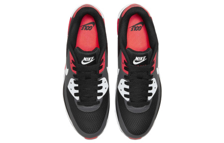 Nike Air Max 90 г Аbrasion Resistant Низкий Топ Повседневная Обувь Унисекс Черный Красный