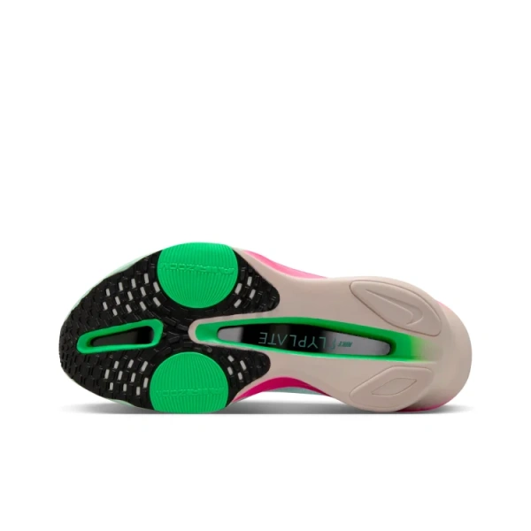 Nike Air Zoom Alphafly Next% 3 Устойчивые к истиранию Низкие Кроссовки для Беговых Соревнований Мужские Синие Зеленые
