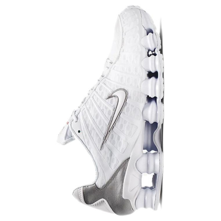 Nike Shox TL Series Текстиль Синтетическая кожа противоскользящий низкий топ повседневная обувь унисекс чисто белый