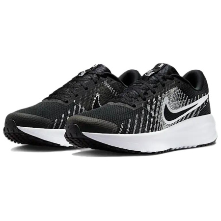 Nike RUN DEFY противоскользящие устойчивые к истиранию дышащие низкие повседневные беговые кроссовки мужские черные