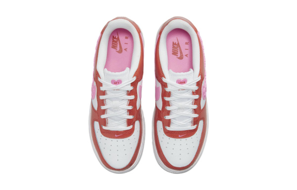Nike Air Force 1 Лакированная кожа Повседневный противоскользящий Амортизация Устойчивый к истиранию Низкий верх
