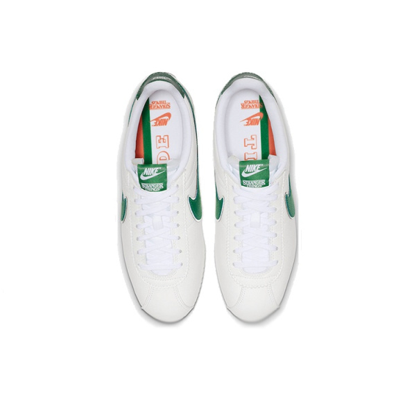 Stranger Things x Nike Classic Cortes Дышащий и Легкий Низкий Топ Тренировочные Беговые Кроссовки Унисекс Белый