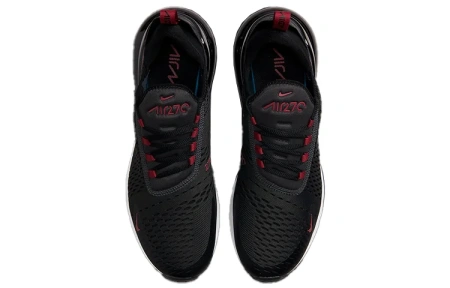 Nike Air Max 270 Сетка Текстиль Низкие Повседневные Мужские Кроссовки Черные Красные