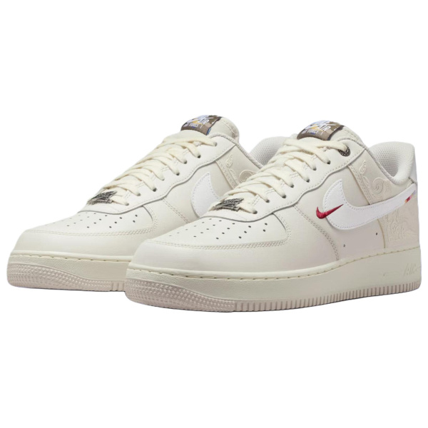 Nike Air Force 1 Low Топ Скейтборд Кроссовки Мужские Белые