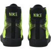 Nike Blazer Mid противоскользящий Anti KICK MID Топ для детских скейтбордингов Черный Желтый Подростки
