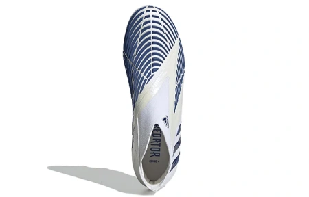 Adidas PREDATOR EDGE FG Твердый Грунт Устойчивые к Износу Футбольные Бутсы Мужские Белый Синий