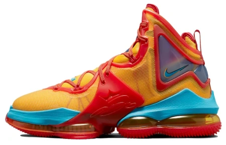Nike Lebron 19 High Топ Баскетбольные кроссовки Унисекс Blue