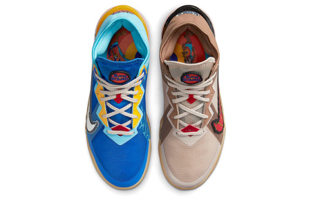 Space Jam X Nike Lebron 18 Low Wile E. X Roadrunner Воздух Слэм-данк Несовпадающие