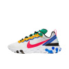 Nike React Element 55 Амортизация Противоскользящие Низкие Кроссовки для Бега и Марафонов Мужские Желто-Зеленые-Синие