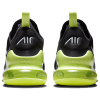 Nike Air Max 270 Комфортная Низкая Повседневная Обувь Мужская Черно-Белая