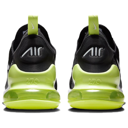 Nike Air Max 270 Комфортная Низкая Повседневная Обувь Мужская Черно-Белая