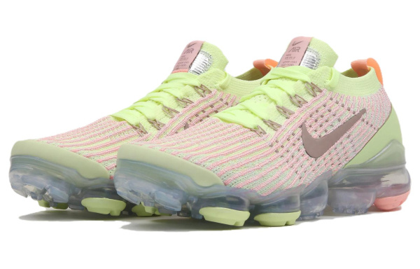 Nike Air Vapormax Low Беговые кроссовки Женские Розовые Желтые