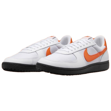 Nike Field General '82 'Апельсин Blaze' Низкие кеды Винтажные баскетбольные кроссовки Унисекс Белый Оранжевый