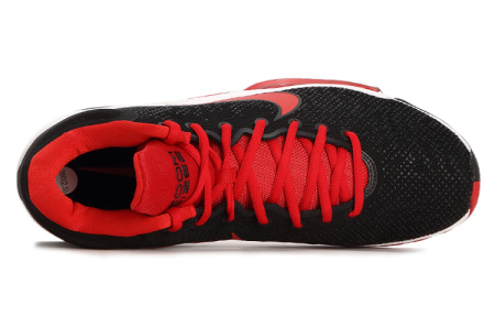 Nike Zoom Rize 2 EP Ткань Амортизация Противоскользящие MID Топ Баскетбольные кроссовки для игры Унисекс Черный Красный