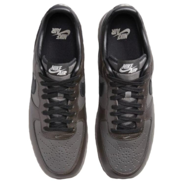 Nike Air Force 1 Low 'Париж' Низкие Кроссовки для скейтбординга Унисекс Зеленый Коричневый