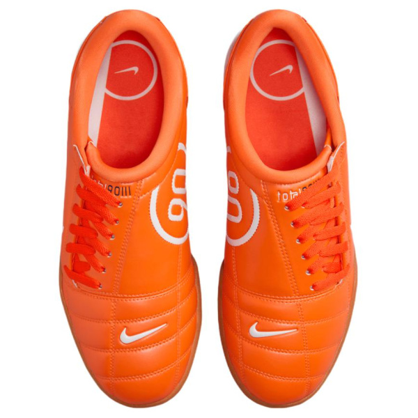 Nike Total 90 IIl Противоскользящие устойчивые к истиранию футбольные бутсы для мужчин оранжевые и белые