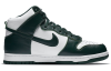 Nike Dunk High Топ Скейтборд Кроссовки Унисекс Белый Зеленый
