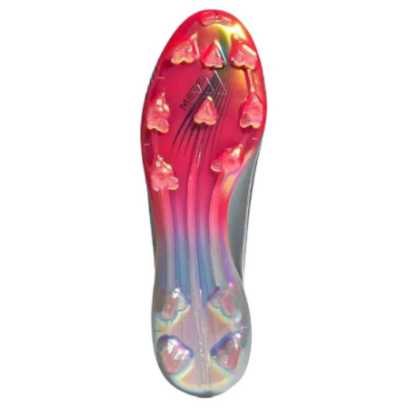 Adidas F50 Противоскользящие Устойчивые к истиранию Футбольные бутсы Унисекс Белый Красный