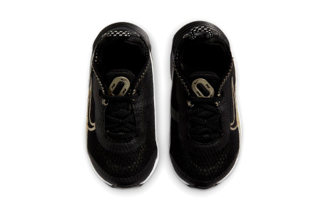 Nike Air Max 2090 Low Беговые кроссовки для малышей и детей раннего возраста Черный Золотой