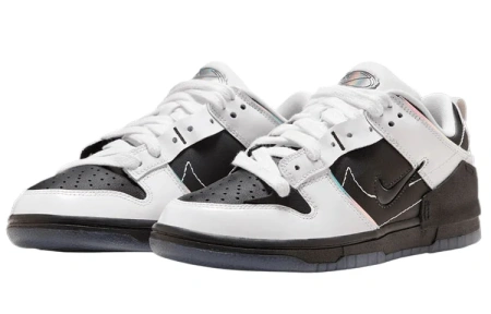 Nike Dunk Disrupt 2 Low Топ Скейтборд Кроссовки Женские Черно-Белые