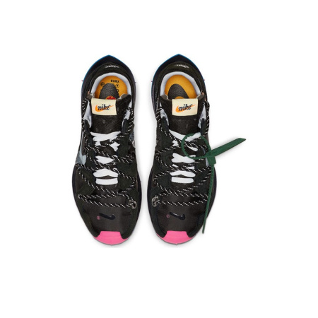 Off Белый X Nike Air Zoom Terra Kiger 5 Дышащие Низкие Кроссовки для Трейла Женские Черные Розовые