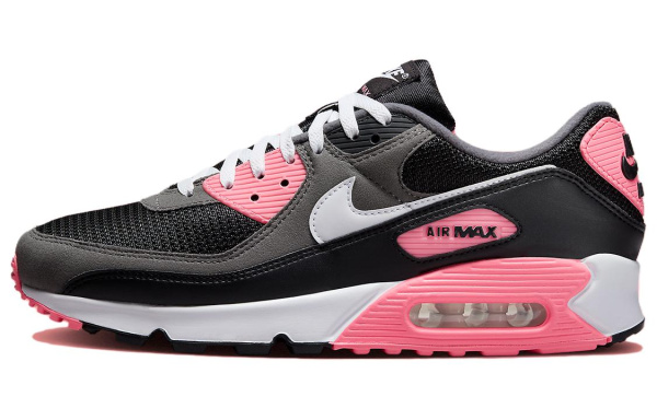 Nike Air Max 90 Low Топ Повседневная Обувь Женская Серый Розовый