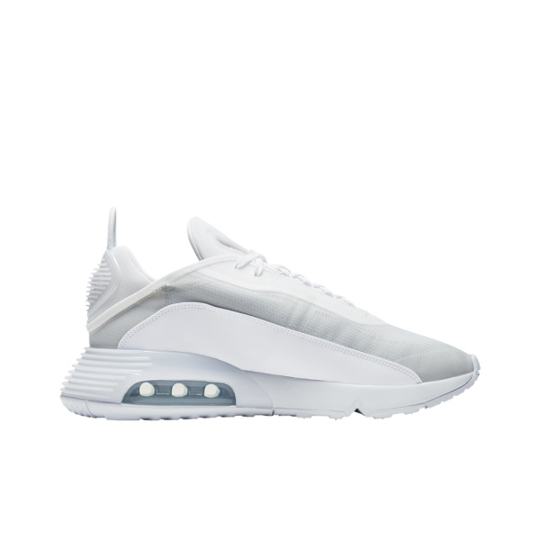 Nike Air Max 2090 Винтаж Устойчивые к истиранию Низкие Повседневные Беговые Кроссовки Унисекс Чисто Белые