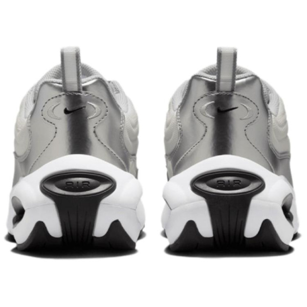 Nike Air Max Portal Амортизация Износостойкие Низкие Беговые Кроссовки Женские Серебристо-Белые