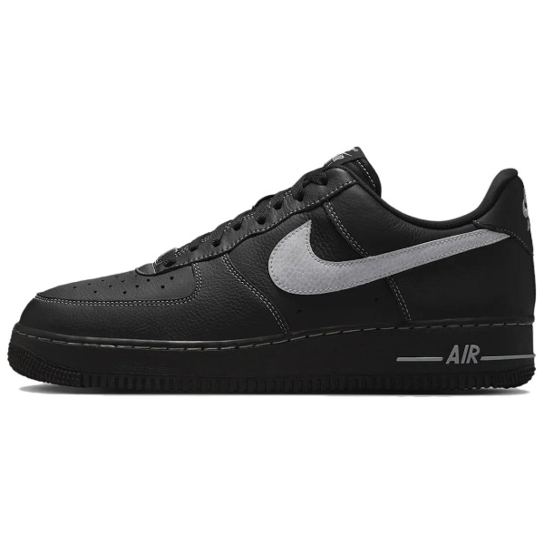 Nike Air Force 1 Low Топ Скейтборд Кроссовки Унисекс Черные