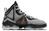 Nike Lebron 19 EP 'Royalty' Леопардовый принт Высокие баскетбольные кроссовки для игры Унисекс Черный Белый Серый