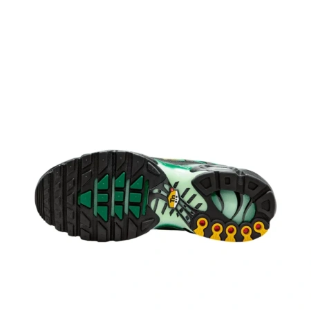 Nike Air Max Plus Амортизация Низкий Верх Повседневная Обувь Унисекс Зеленый Черный