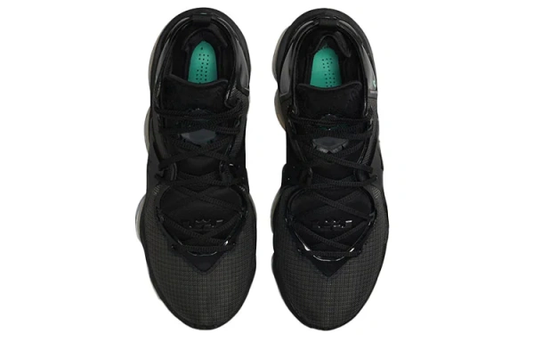 Nike Lebron 19 EP High Топ Баскетбольные кроссовки для игры Унисекс Черный Азиатская версия