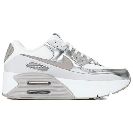 Nike Air Max 90 Устойчивая к истиранию Низкая Повседневная Обувь Женская Белая