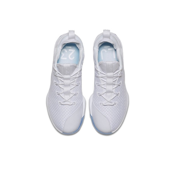 Nike Lebron 14 Амортизация Поддержка Низкий Верх Баскетбольные Кроссовки для Игры Мужские Белые