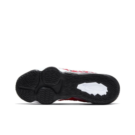 Nike Lebron 17 EP MID Топ Баскетбольные кроссовки для игры Мужской Красный черный Азиатская версия