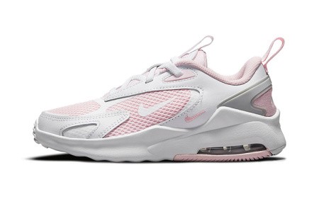 Nike Air Max Bolt Удобные Низкие Кроссовки для Бега Розовые Белые Детские