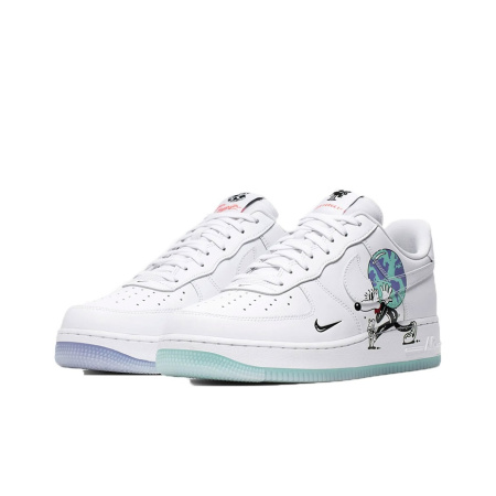 Nike Air Force 1 Flyleather Коллекция EARTH DAY Защита Земли Удобные Низкие Кеды к Дню Земли