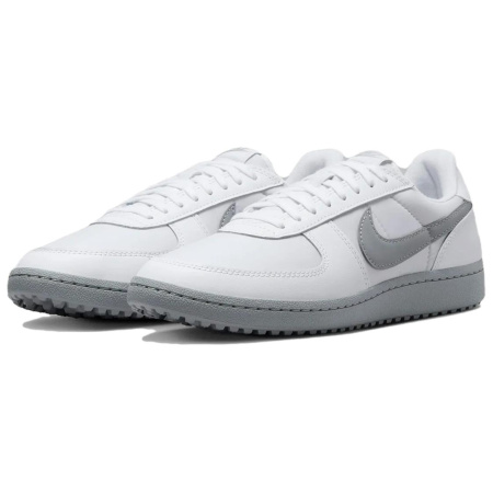 Nike Field General 82 Противоскользящие Устойчивые к износу Низкие Кроссовки для скейтбординга Унисекс Белый Серый
