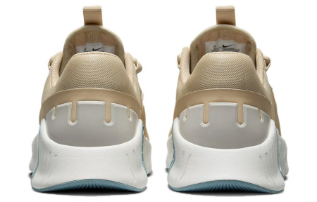 Nike Free Metcon 5 противоскользящие устойчивые к истиранию низкие кроссовки для тренировок женские бежевые